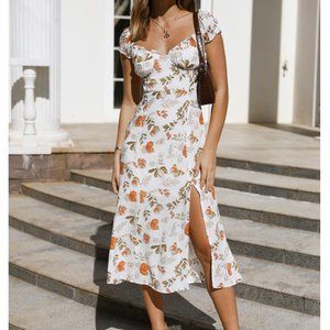 Hello Molly Floral Midi Dress